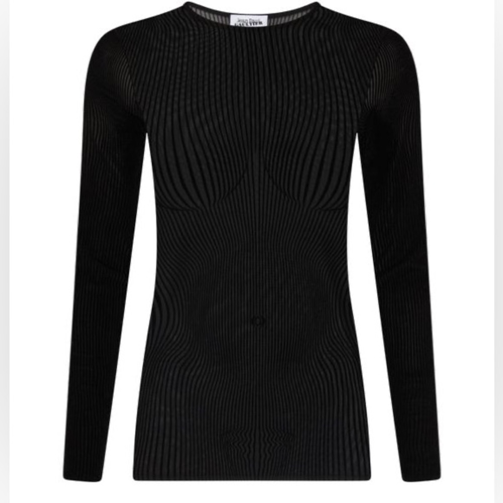 Jean Paul Gaultier The Morphing Pinstripes Top